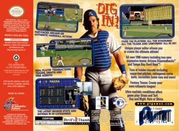 Mike Piazza's Strike Zone (USA) box cover back